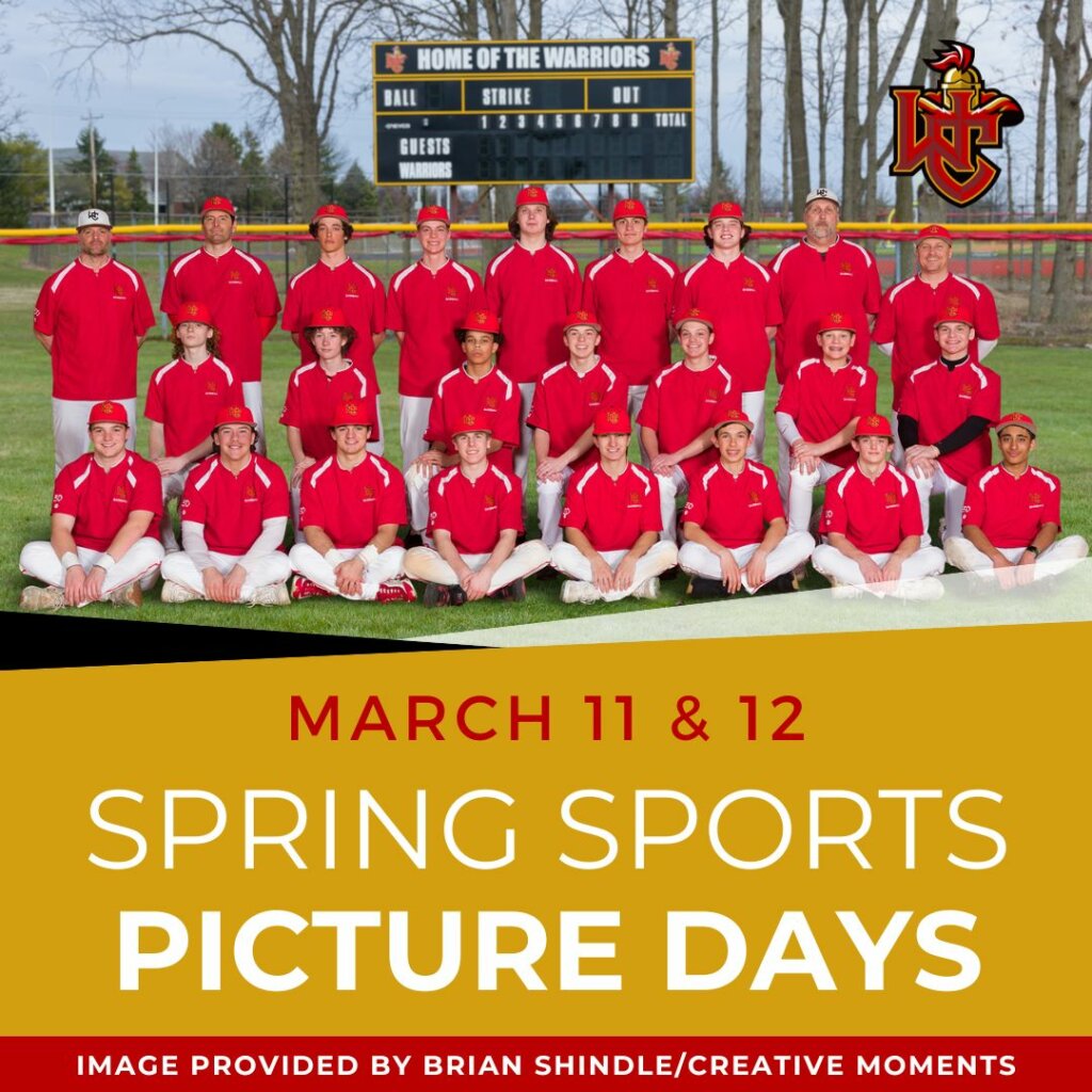 Spring Sports Picture Days Worthington Christian School